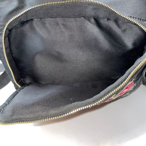 Kiss me Couture Satiny Embroidered Backpack Large - Picture 5 of 8